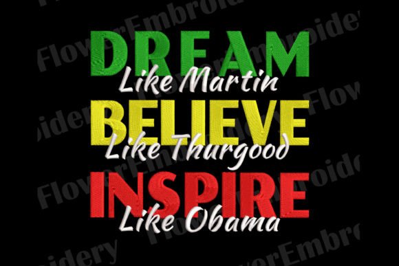 Black Leaders Machine Embroidery Design