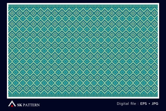 Boho Embroidery Ethnic Pattern Vector