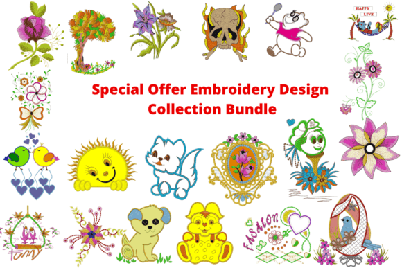 Embroidery Design Bundle