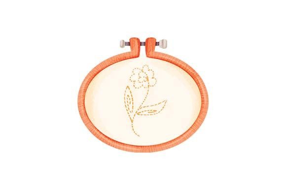 Embroidery Hoop - Watercolor