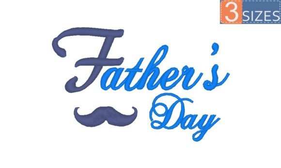 Father’s Day Embroidery Design
