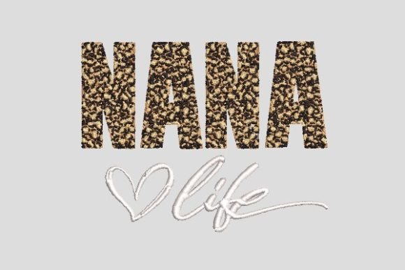 NANA Life Family Quotes Embroidery File