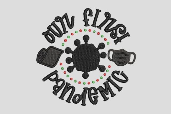 Our First Christmas Pandemic Embroidery