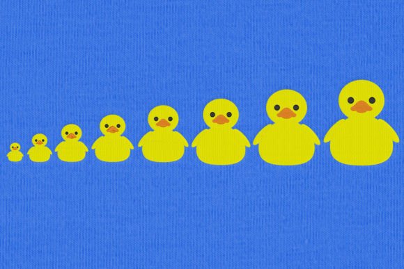 Rubber Duck Front Mini Embroidery
