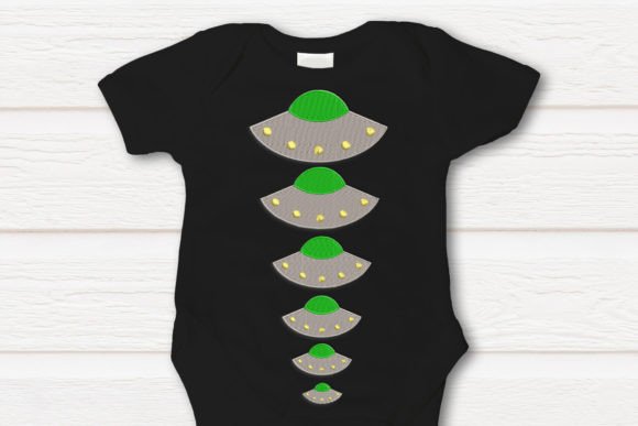 UFO Mini Embroidery: A Playful Touch for Personalized Gifts